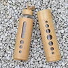 Free Sample 2019 New Hot Selling Drinking Leak Proof Full Coverage Bamboo Glass Water Bottle