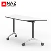 Wheeled movable stitching flap table double stitching training table