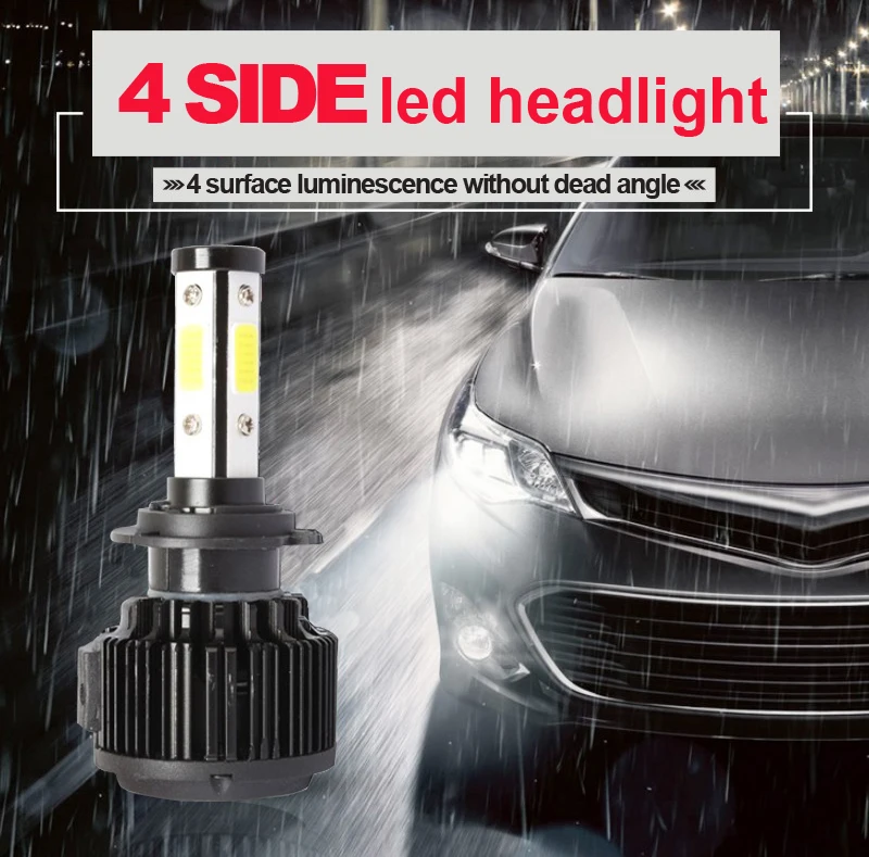 High Power Best Led Automotive Bulbs Headlight 4led Lamp Auto Led