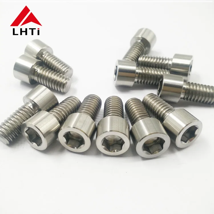 High quality DIN912 Titanium Screws Bolts with allen head Fastener