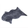 wool bed fur blanket shaggy rug grey color sheared sheepskin rugs for wholesale