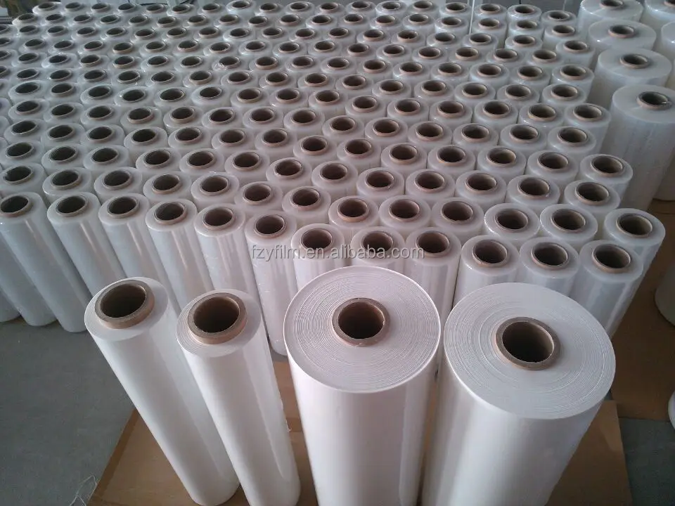 high quality white color pe silage wrapping stretch film