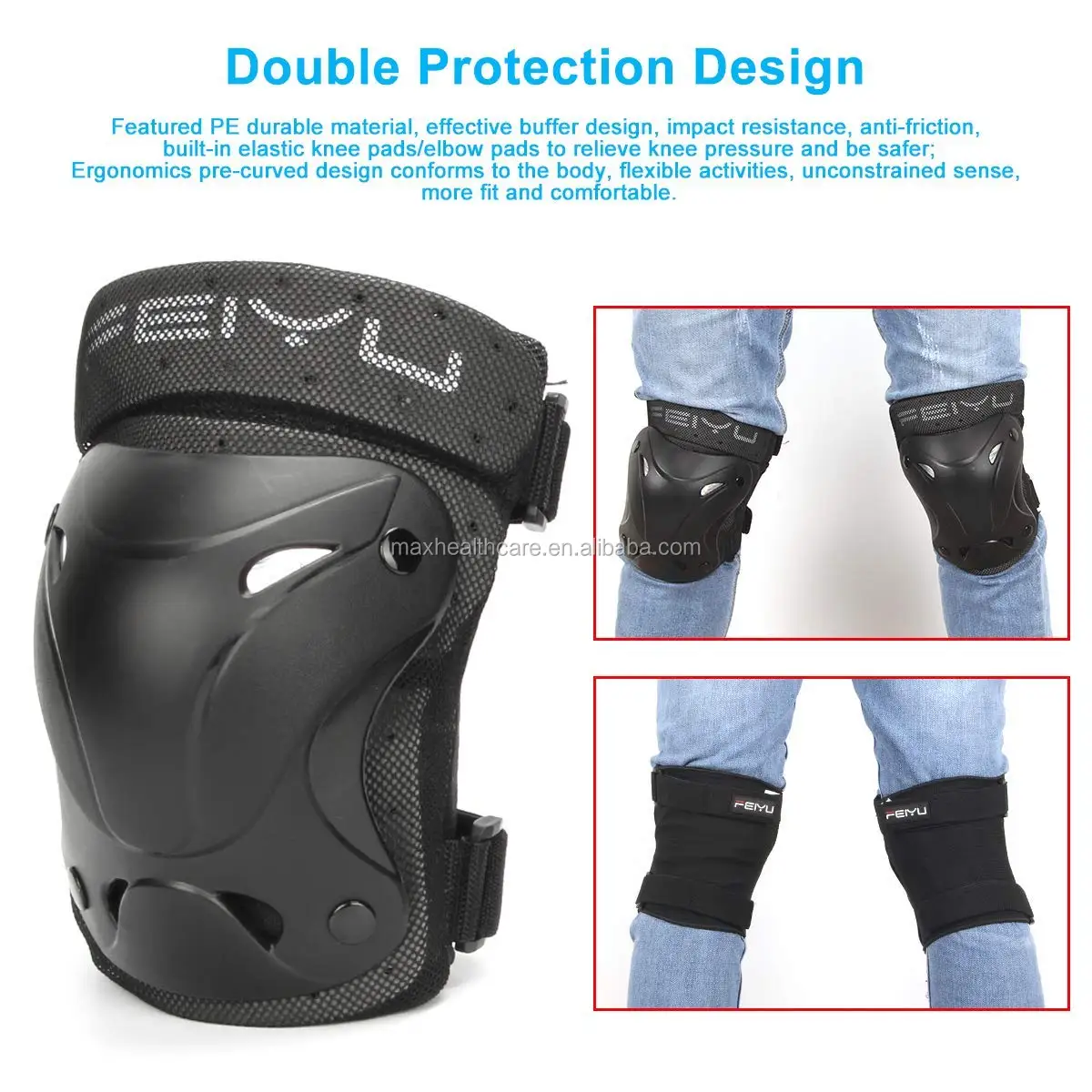 Wholesale Children Sports Safety Roller Skating Elbow Wrist Knee