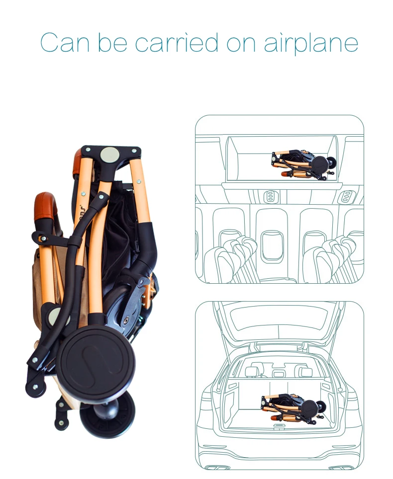 hand luggage pushchair