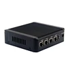 j1900 4 lan sever pc, fanless firewall mini pc nano pc