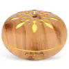 Ali best sale light wood aromatherapy essential oil diffuser 550ml ultrasonic air humidifier unit