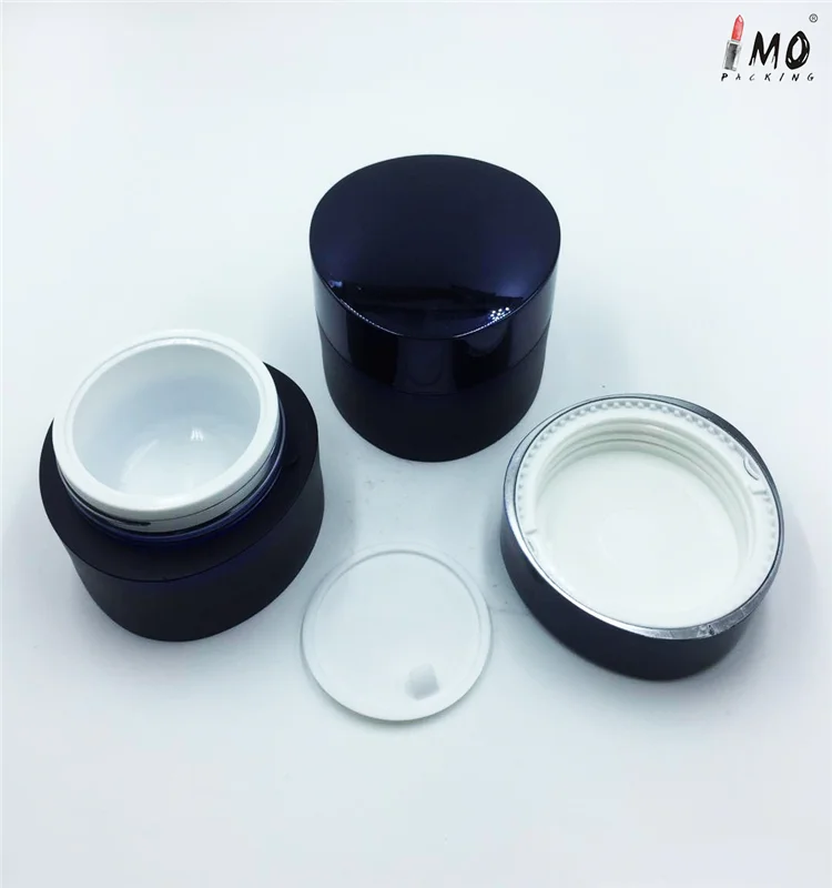 Download 50g Triangle Shape Luxury Matte Blue Cream Jar Acrylic ...