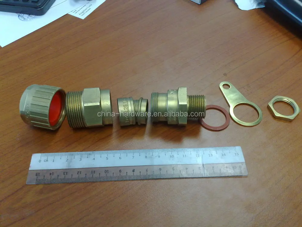hawke type brass explosive proof cable gland m20s hawke type brass explosive proof cable gland m20s