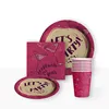 Valentine's Party Decoration disposalpaper tableware supplies set