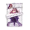 Digital Printed Anime Bed Sack Set 3D Cartoon Bedding Set Luxury Duvet Cover and Pillowcases 4pcs Sets