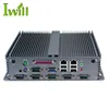 Fanless thin client price IBOX-206 1037U/D2500 industrial ubuntu cheap mini pc for pos pc