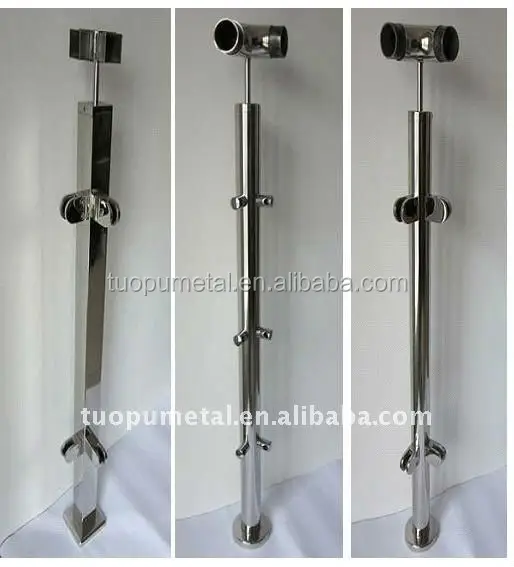  stainless steel pagar kaca aksesoris penjepit kaca pagar 