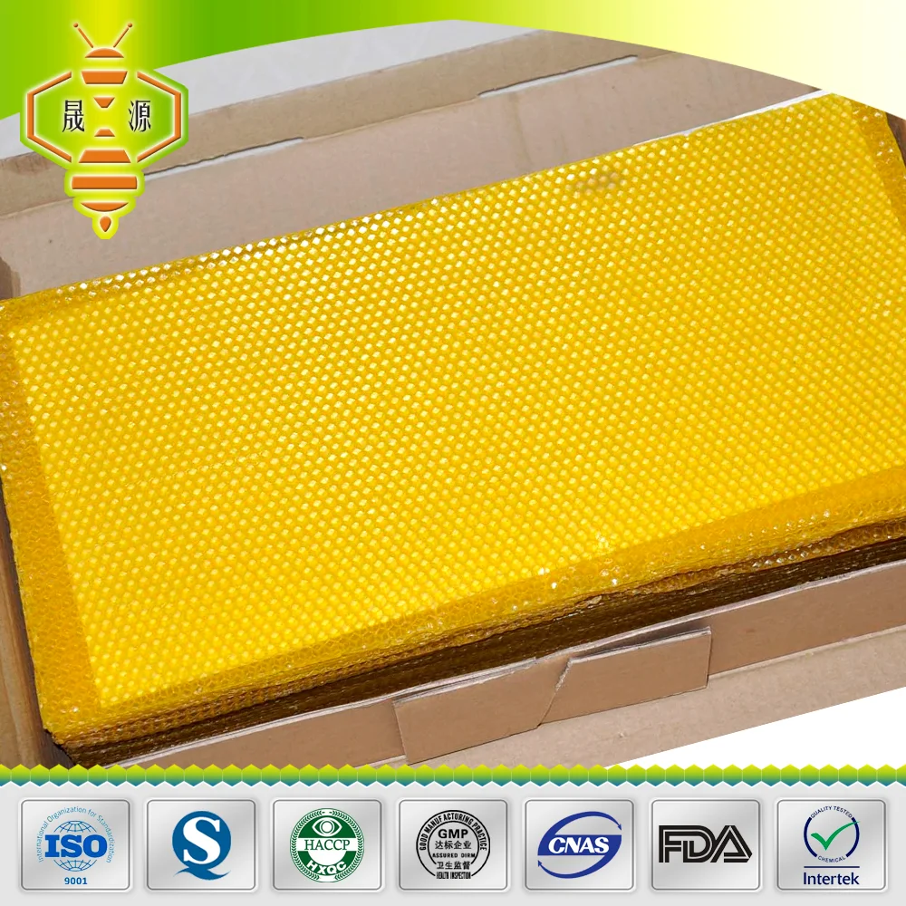 Pure Natural White Beeswax Foundation Beeswax Sheets