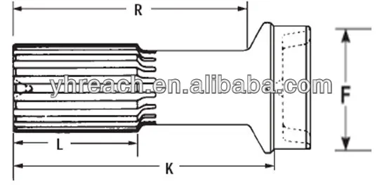 Spicer 3-40-1471 Tube Shaft