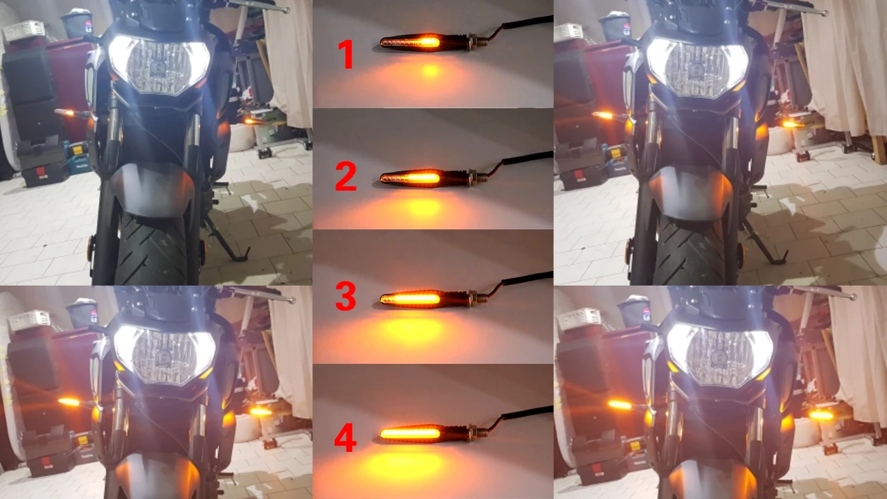 Bicycle Motorcycle Lighting Flowing Water Flicker Led Turn Signal