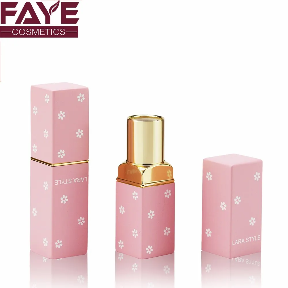 Rose Gold Pink Color Luxury Empty Aluminum Eyelash Serum Tube Mascara