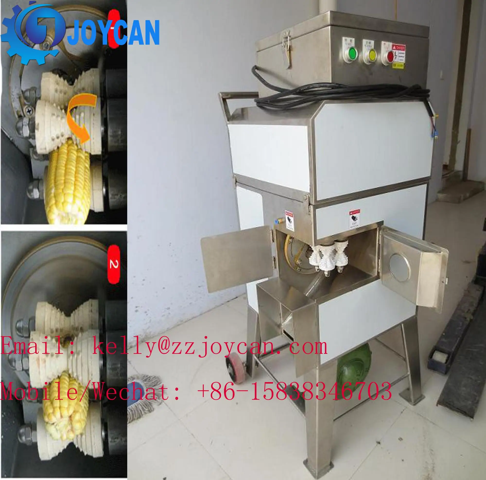 Fresh Sweet Corn Deseeder Machine Sweet Corn Seed Removing Machine For