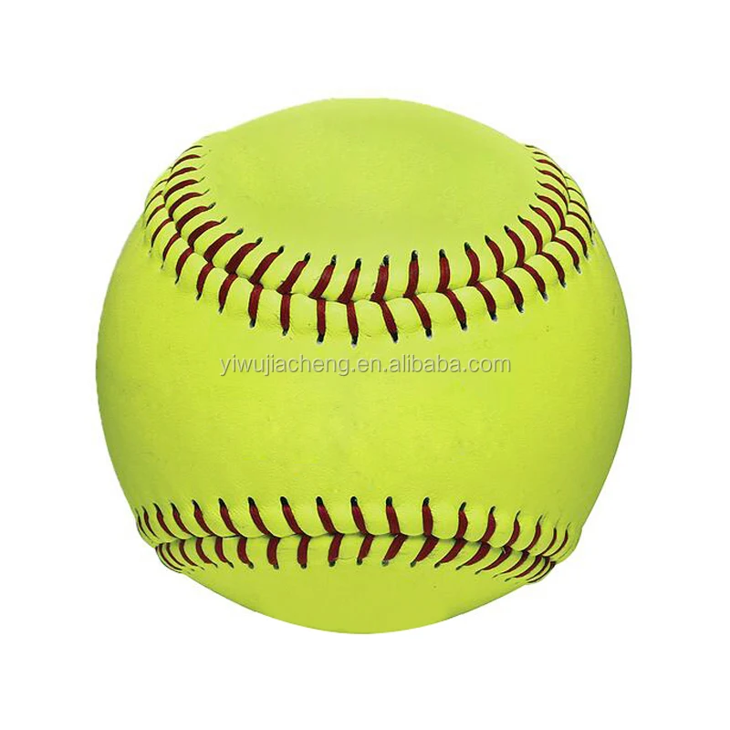 Wholesale Softball Balls 12 Inch Yellow Pvc Leather Softball For