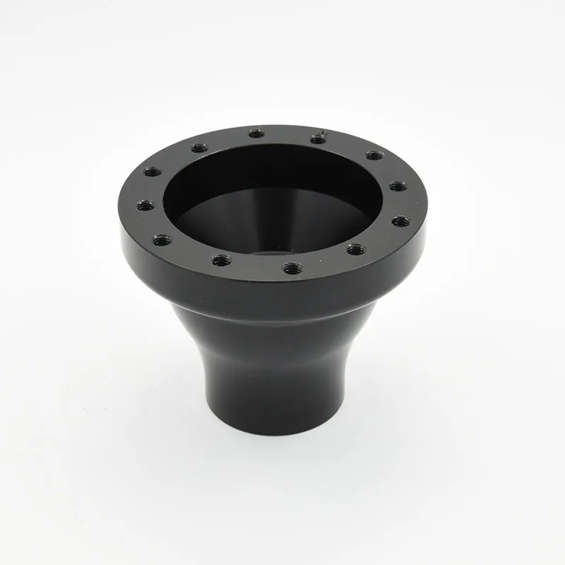 Aluminum 6 Bolt Steering Wheel Polished Adapter Fit Cooper Mk1,Mk2