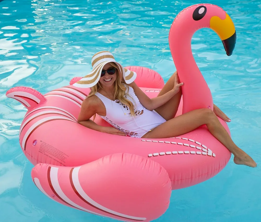 Розовый Фламинго надувной для бассейна
