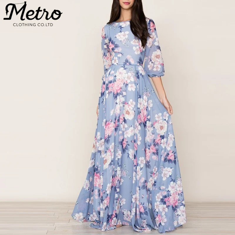 stylish long dress design