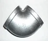 High quality Manufacturer 1.5" plumbing 90 degree banded hot dipped galvanized malleable iron pipe fittings elbow DN40