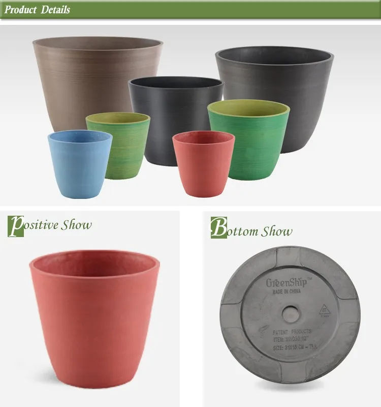 Durable Decorative Plant Pots Indoor Manufacturer _ Greenship - Buy ...