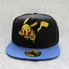 Cotton Navyblue Snapback Hats,Plain Snapback Hats,Fox Embroidery Logo Snapback Cap