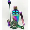 Beautiful color Stainless steel 304 cocktail shaker bar set with 550ml Shaker