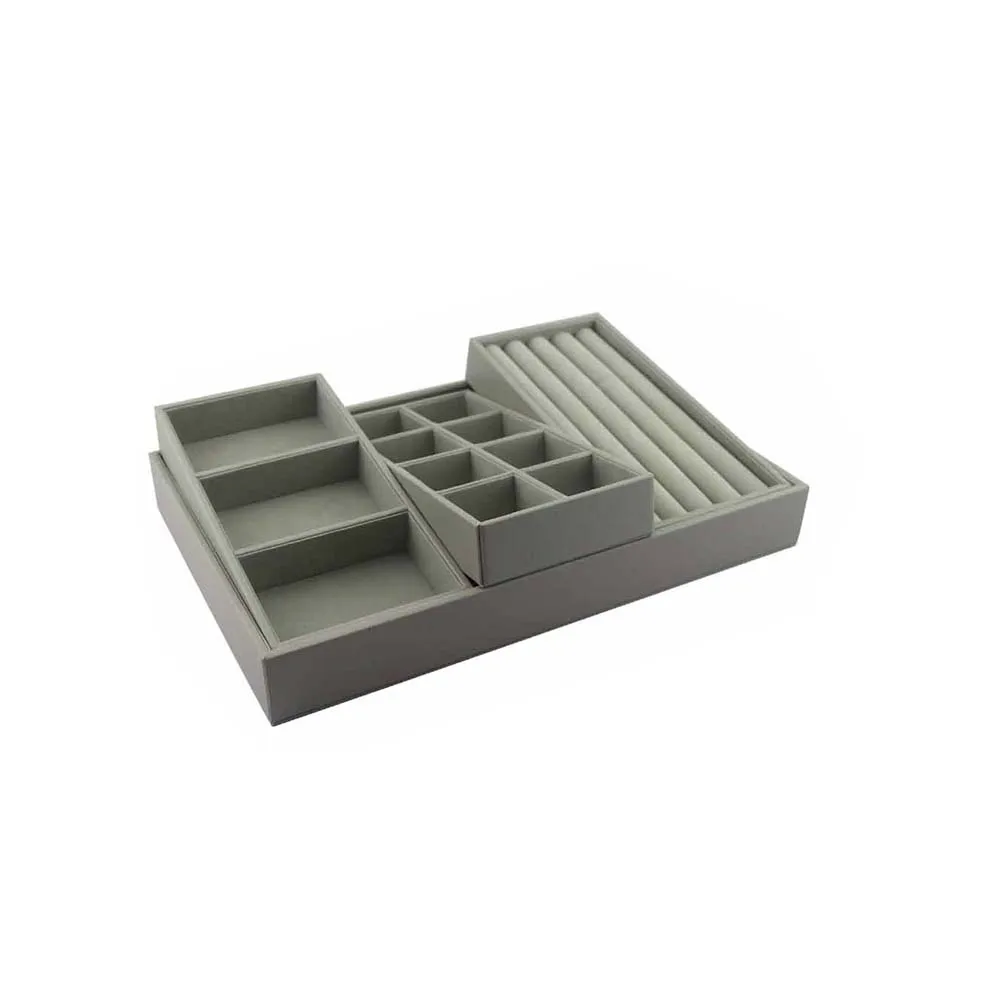 Noble purple color abstract flower pattern square storage box