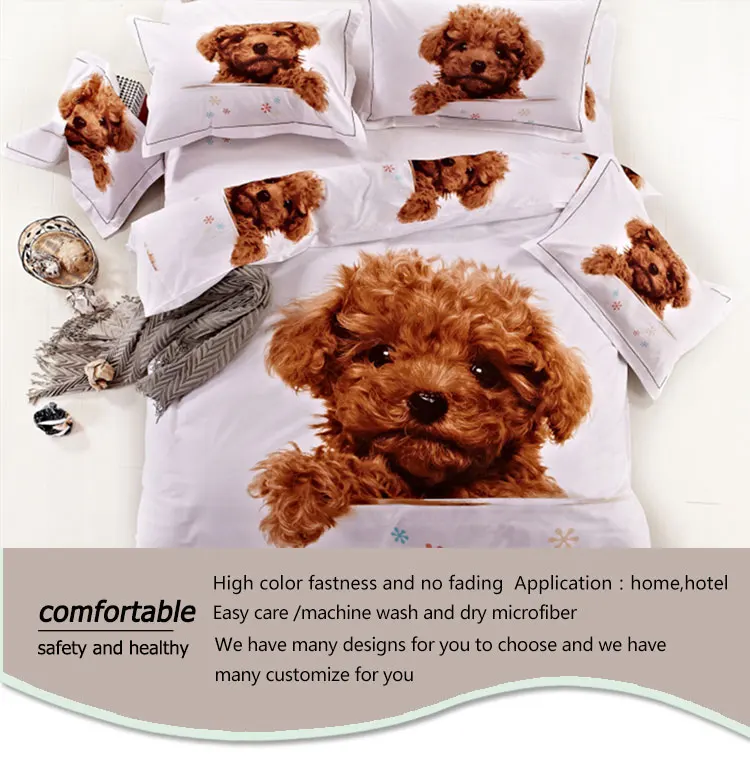 Dog Print Flat Sheet Children Bedding Sets Buy Children Bedding Set