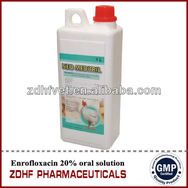 Enrofloxacin oral solution