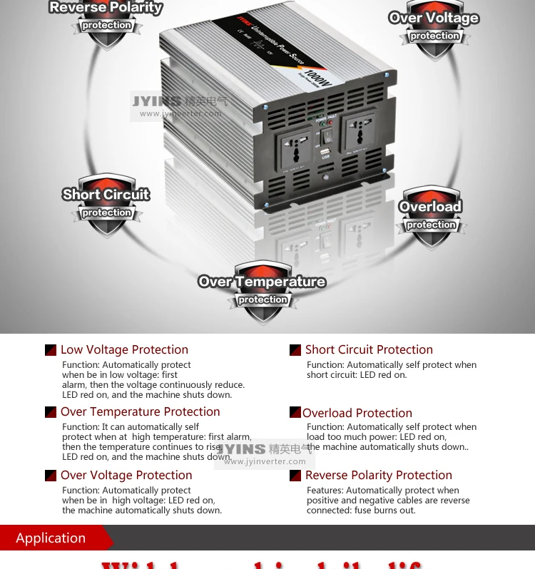 1000w 12v 220v Inverter With Battery Charger Buy 1000w 12v 220v