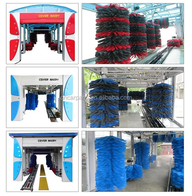 Automatic Tunnel Car Wash Machine 7 Brushes With Dryer Buy 7 Brush