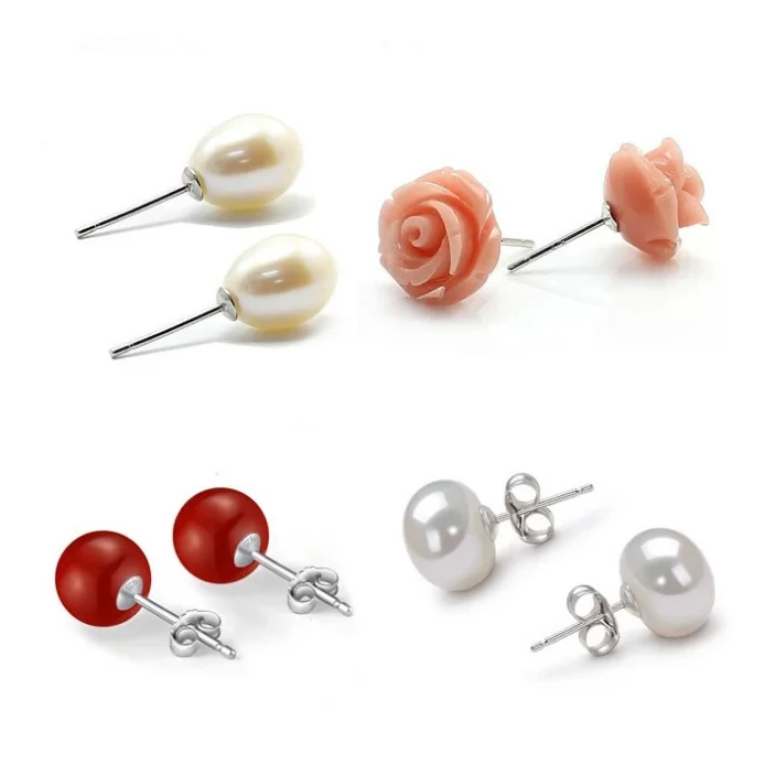 3mm 925 Sterling Silver Pearl Earring Pins Accessories For Diy Buy