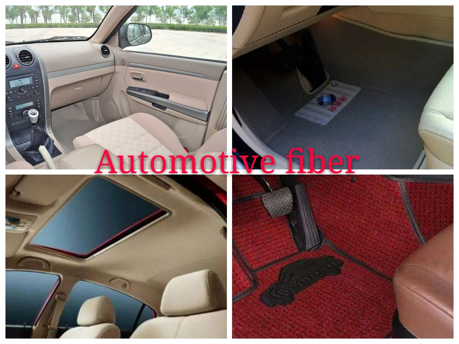 100 Anti Fire Resistance Polyester Staple Fiber 3 D For Automotive