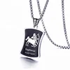 2018 fashion simple stainless steel 12 constellation men and women pendant necklace wholesale
