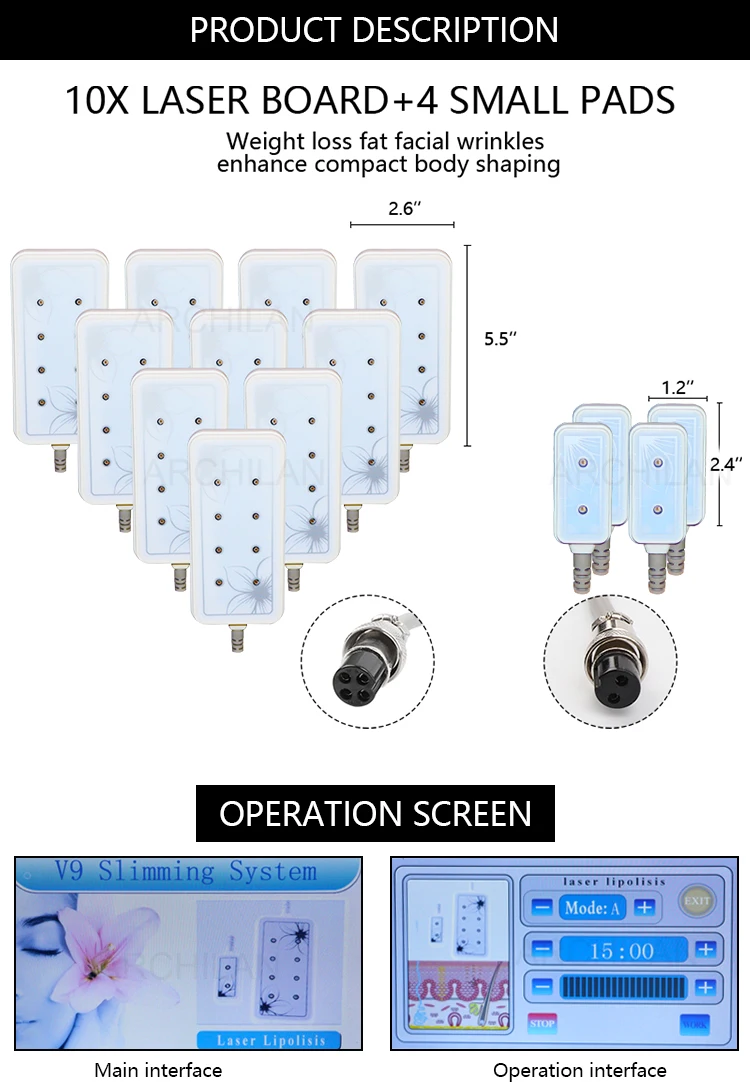 Lipo Laser 650Nm Low Level Therapy Sculpture Machine