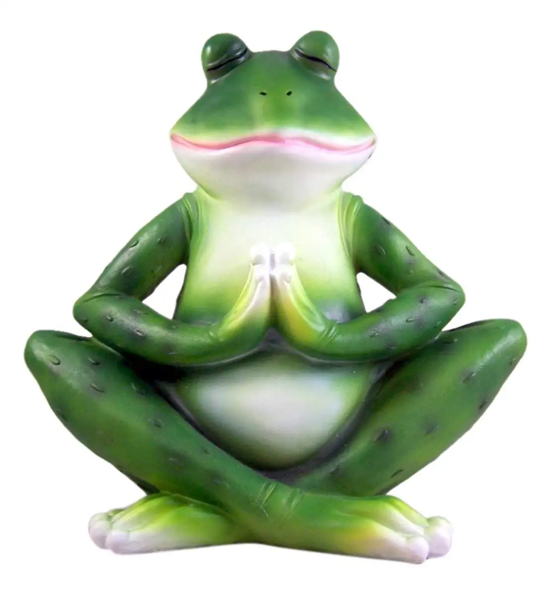 yoga frog figurine