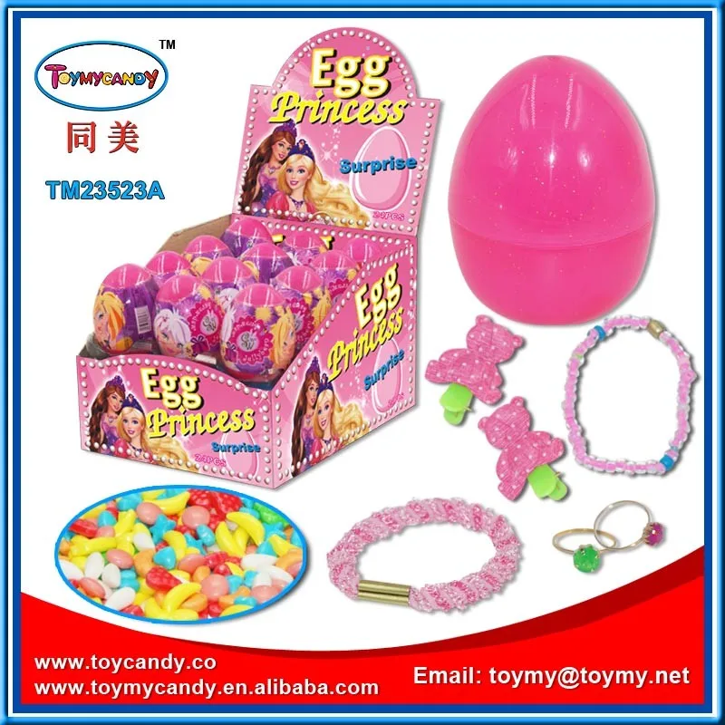 Surprise Egg Toy Hard Candy Jellybean For Girls As Promotional Gift
