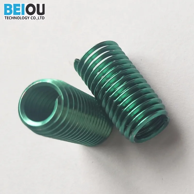 304 Stainless Steel Spring Coil Thread Inserts Dead Hole Threaded ...