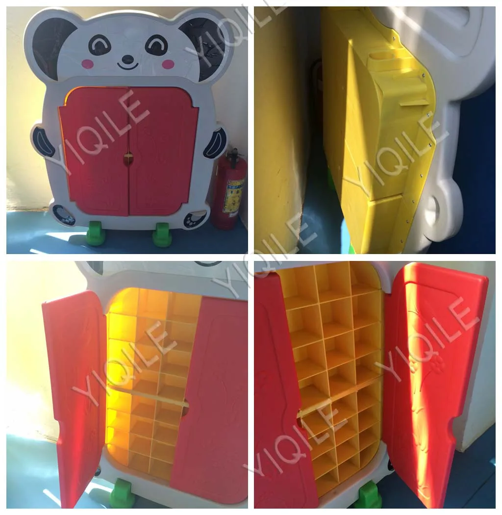 yiqile 有趣的孩子日托家具塑料杯架考拉形状杯架为幼儿园或学龄前