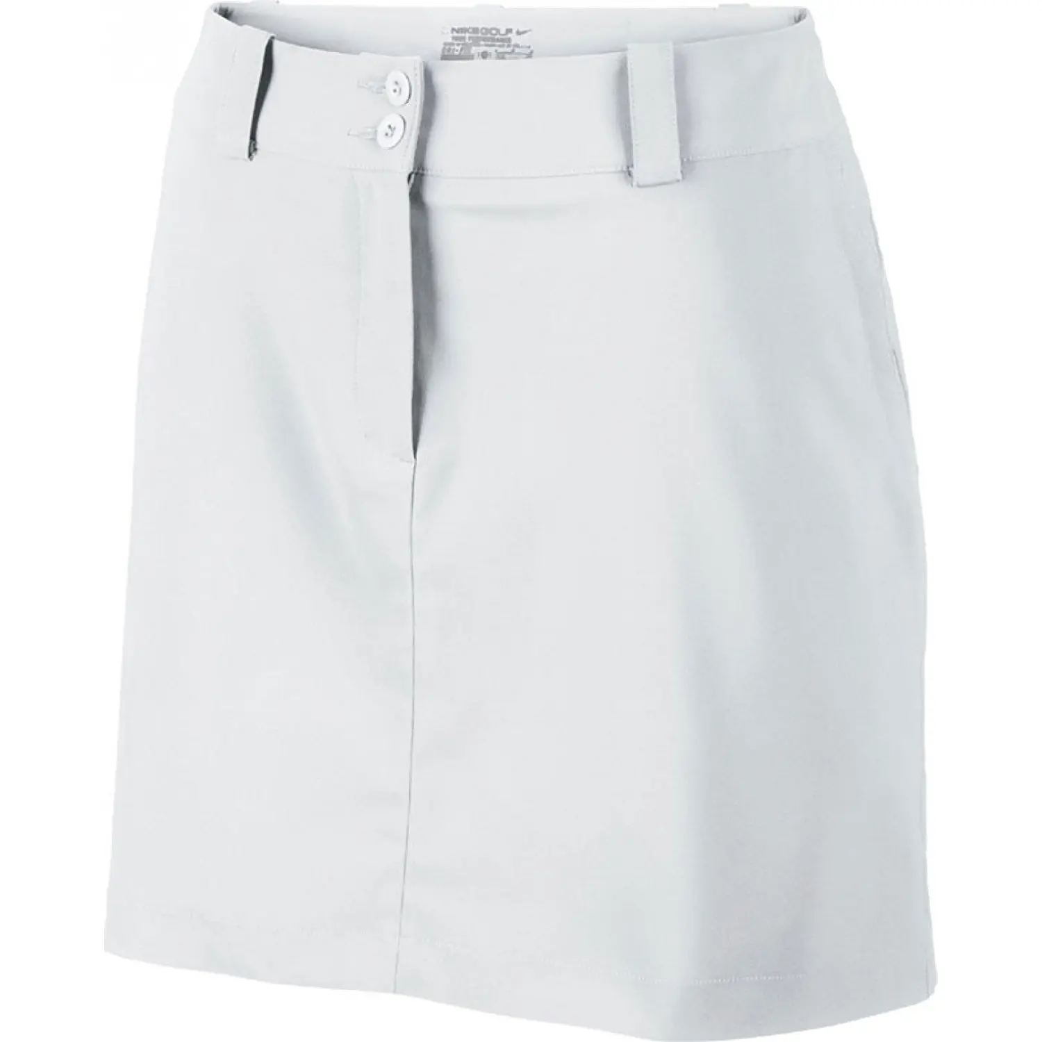 white nike golf skirt