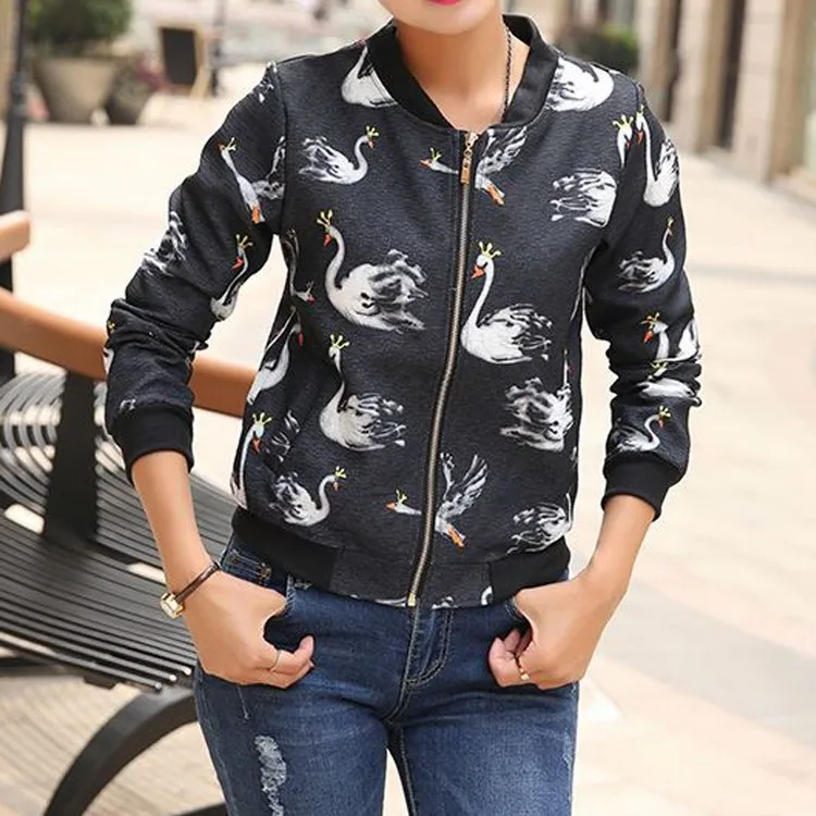 Custom Sublimation New Design Women Zip Up Sweatshirts Without Hoods