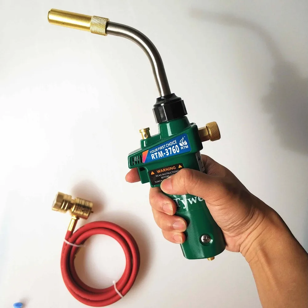 Self Ignition Gas Welding Torch 1.5m Hose Gas Brazing Burner Soldering