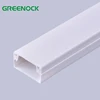 China supplier good price quality easy open rigid pvc white cable trunking size square wiring gutter for cable 12x8
