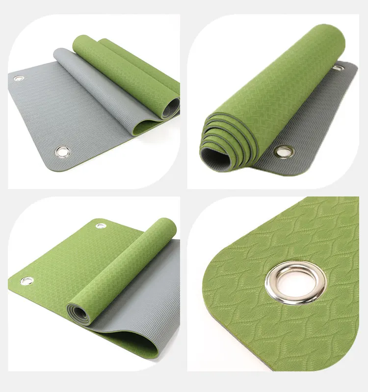 Double Sided Anti Slip Yoga Mat With Grommets Buy Yoga Mat With