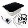 Stamping Integrated Molding Portable RV Sink With Lid stainless steel kitchen sink single bowl