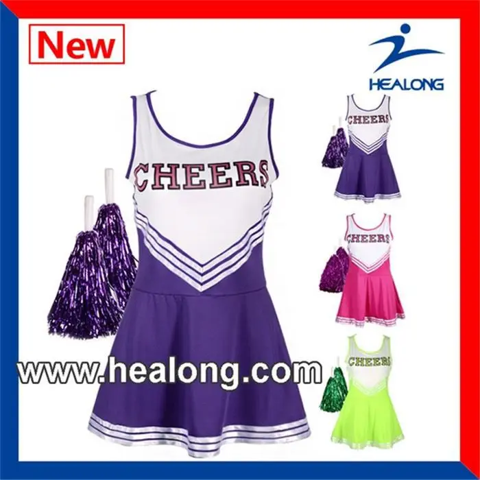 Healong Sport Digital Print Sublimation Cheerleader Outfit Personalized