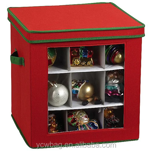 64 Compartments Collapsible Christmas Ornaments Organizer Buy